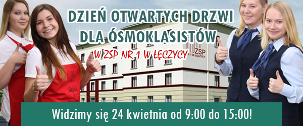 Dzień Otwartych Dni ZSP Nr 1 w Łęczycy dla ósmoklasistów